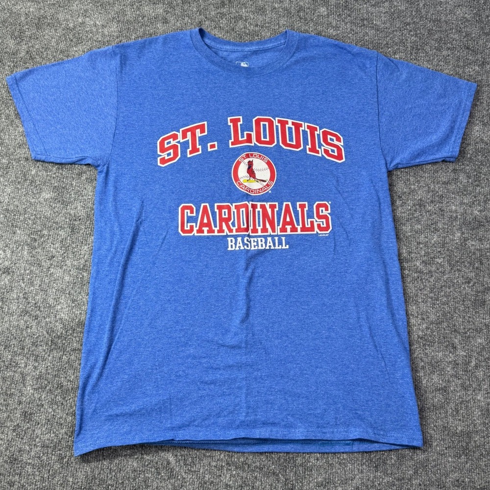St Louis Cardinals MLB Genuine Merchandise T Shirt Mens M Blue Baseball Fan